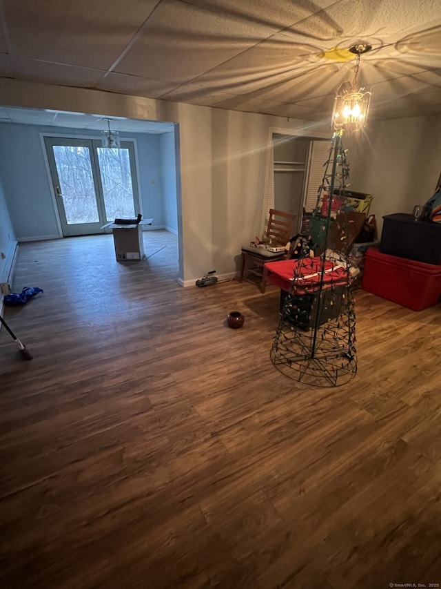 38 High St, Middlefield, CT 06455 - unfurnished dining area featuring baseboards and wood finished floors