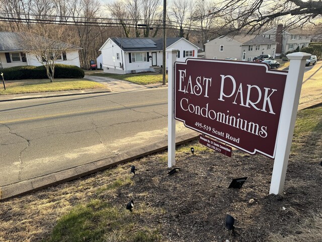 519 Scott Rd Apt 60, Waterbury, CT 06705 - community sign with a residential view