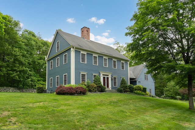 6 Ely Ln, Killingworth, CT 06419 - colonial house with a chimney and a front yard
