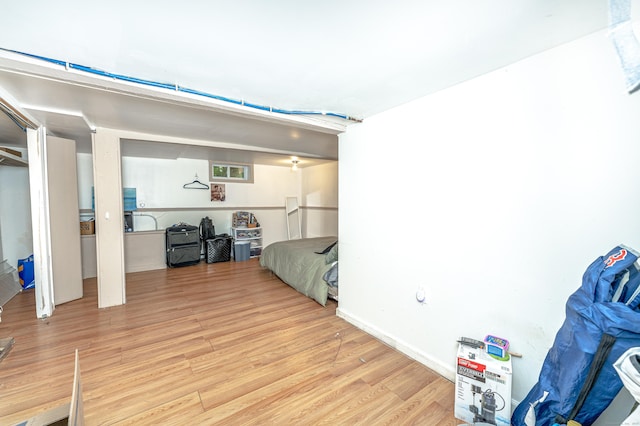 188 Meadow St, Branford, CT 06405 - bedroom featuring baseboards and light wood finished floors