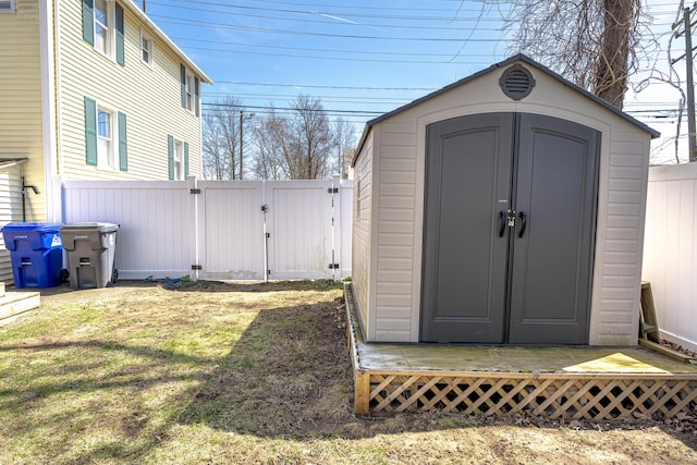 188 Meadow St, Branford, CT 06405 - view of shed featuring fence and a gate