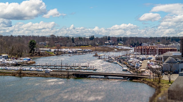 188 Meadow St, Branford, CT 06405 - aerial view featuring a water view