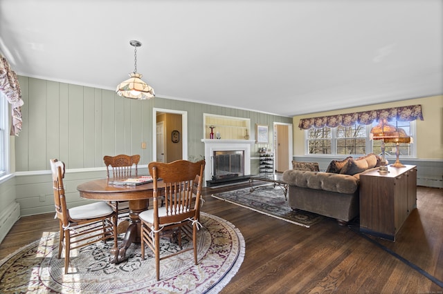 15 Maple Ln, Brookfield, CT 06804 - dining room featuring wood finished floors, a wealth of natural light, and ornamental molding