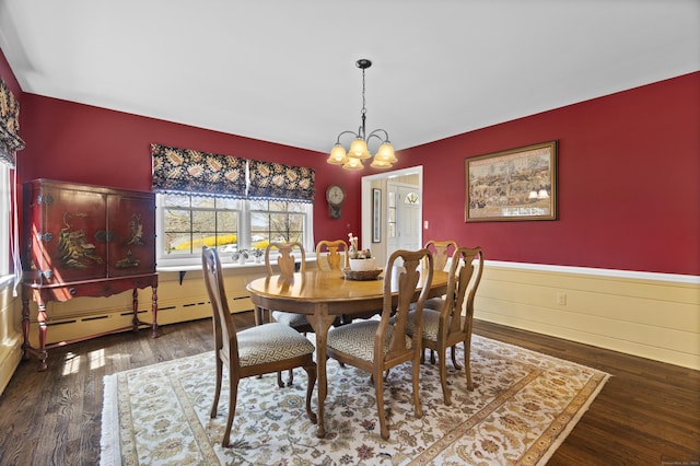 15 Maple Ln, Brookfield, CT 06804 - dining area with an inviting chandelier and wood finished floors