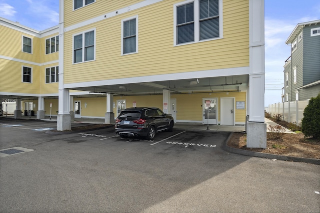 185 Main St Apt 301, East Lyme, CT 06357 - view of covered parking lot