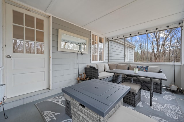 view of patio / terrace with outdoor lounge area