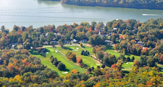 3 Mountain Dr, New Milford, CT 06776 - birds eye view of property featuring view of golf course and a water view