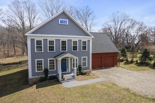 136 Tater Hill Rd, East Haddam, CT 06423 - view of front of property featuring a front yard and driveway