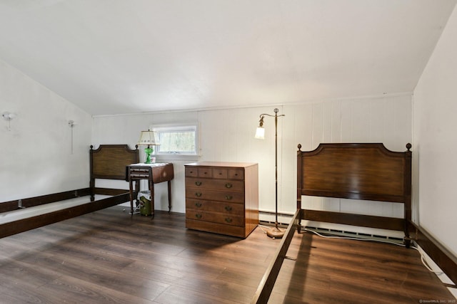 bedroom with wood finished floors