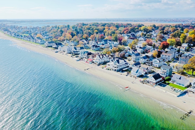 27 Hauser St, Milford, CT 06460 - bird's eye view featuring a beach view, a residential view, and a water view