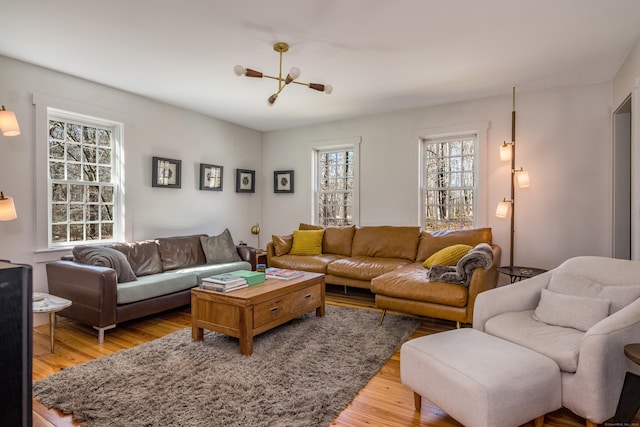 8 Shelter Rock Rd, East Haddam, CT 06423 - living room with light wood-type flooring