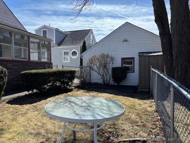 94 Morris St, West Haven, CT 06516 - view of yard with a fenced backyard