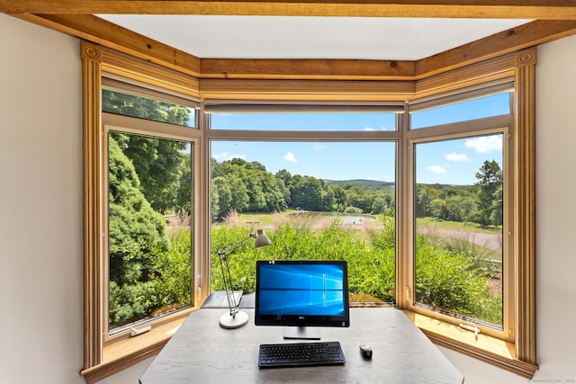 interior space featuring plenty of natural light