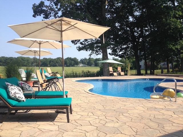 231 Pawson Rd, Branford, CT 06405 - view of pool with a patio area and fence
