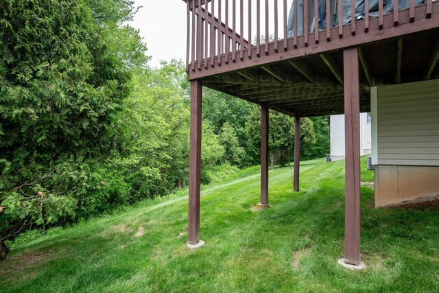 175 Thistle Pond Dr Unit 175, Bloomfield, CT 06002 - view of grassy yard featuring a deck