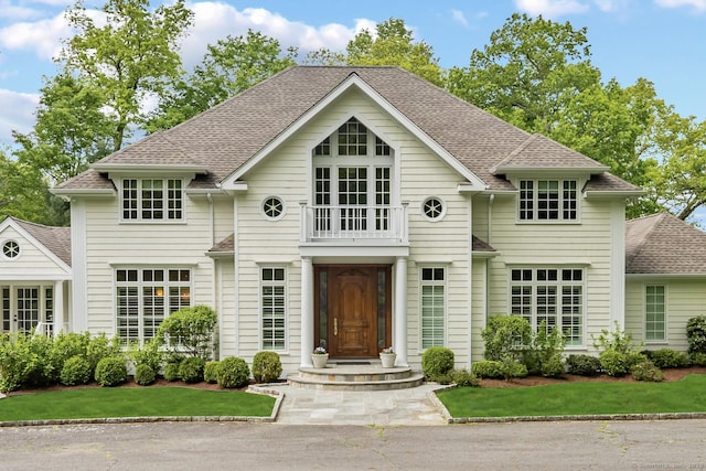 3 Mayflower Ln, Weston, CT 06883 - view of front of property with a shingled roof
