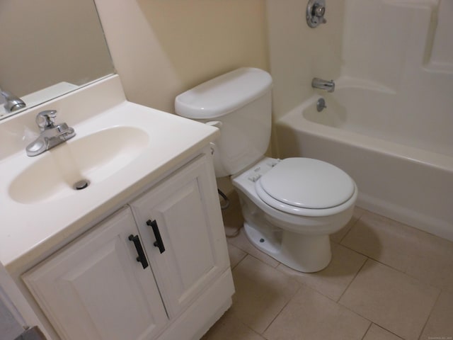 155 Short Beach Rd Unit 206, Stratford, CT 06615 - full bath featuring vanity, shower / washtub combination, and tile patterned flooring