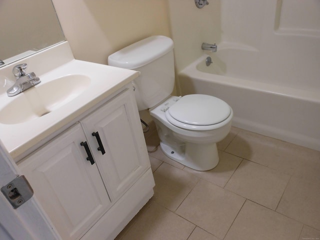 155 Short Beach Rd Unit 206, Stratford, CT 06615 - bathroom with vanity, tile patterned floors, and tub / shower combination