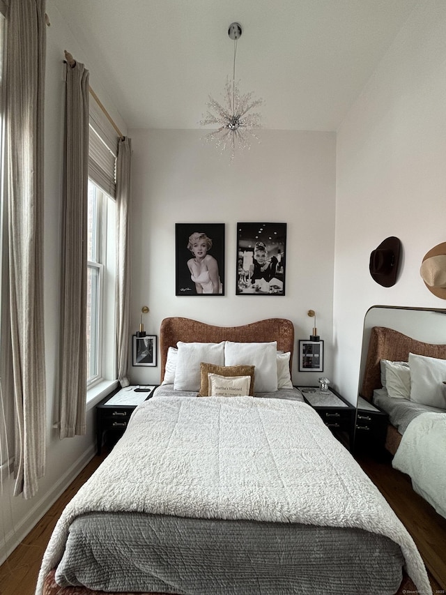 134 Washington St Apt 201, Norwalk, CT 06854 - bedroom featuring multiple windows and wood finished floors
