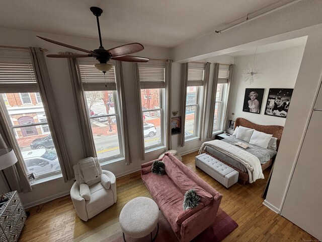 134 Washington St Apt 201, Norwalk, CT 06854 - bedroom featuring light wood-style flooring