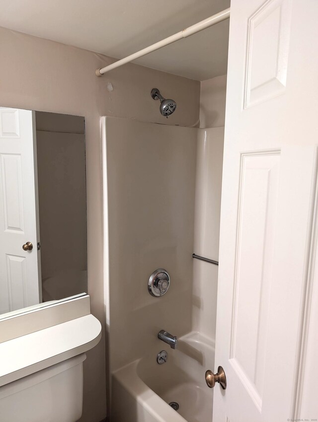 839 Main St Apt 28, Torrington, CT 06790 - bathroom featuring shower / bathtub combination and toilet