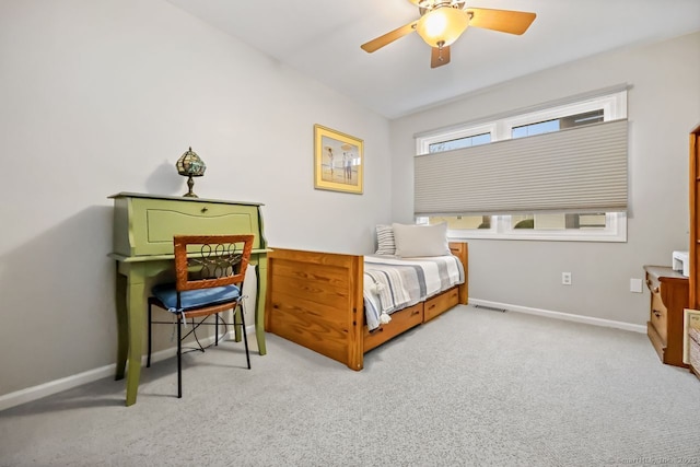 76 Carriage Path S Unit 76, Milford, CT 06460 - carpeted bedroom featuring baseboards and ceiling fan