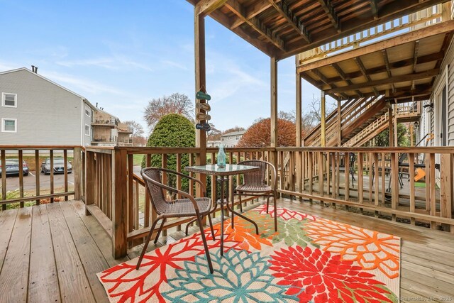 76 Carriage Path S Unit 76, Milford, CT 06460 - view of wooden deck