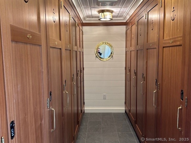 22 W Main St Unit 3, Groton, CT 06355 - corridor with baseboards and crown molding