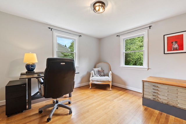 81 Beelzebub Rd, South Windsor, CT 06074 - office with hardwood / wood-style flooring and baseboards