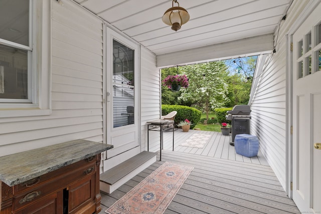 81 Beelzebub Rd, South Windsor, CT 06074 - wooden terrace featuring grilling area