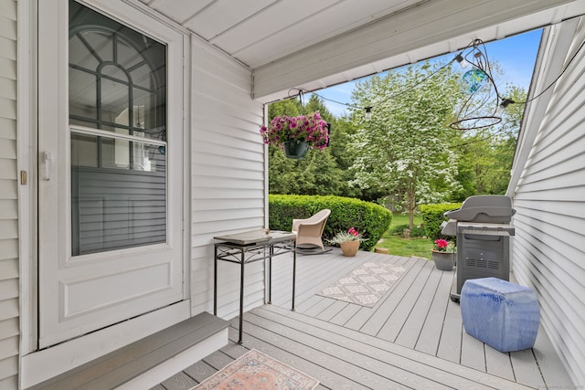 81 Beelzebub Rd, South Windsor, CT 06074 - wooden terrace featuring grilling area