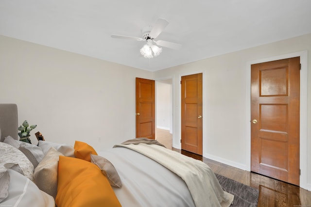17 Lydall Rd, East Hartford, CT 06111 - bedroom featuring wood finished floors, baseboards, and ceiling fan