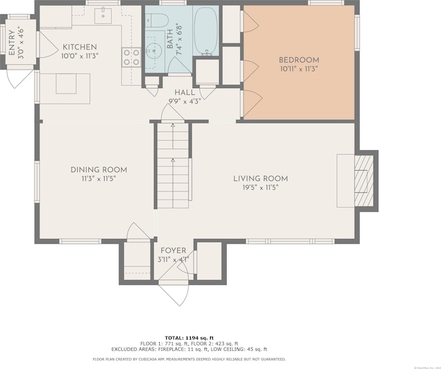 17 Lydall Rd, East Hartford, CT 06111 - floor plan / room layout