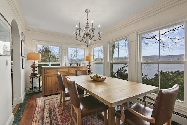 77 Main St, East Haddam, CT 06423 - sunroom featuring a chandelier