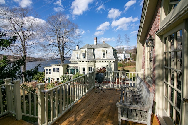 77 Main St, East Haddam, CT 06423 - deck featuring a water view