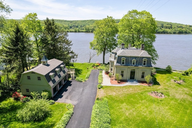77 Main St, East Haddam, CT 06423 - view of subject property featuring a nearby body of water and a forest