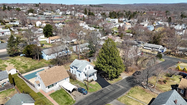 bird's eye view featuring a residential view
