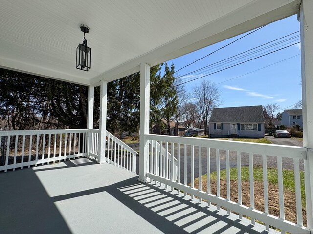 exterior space with a porch