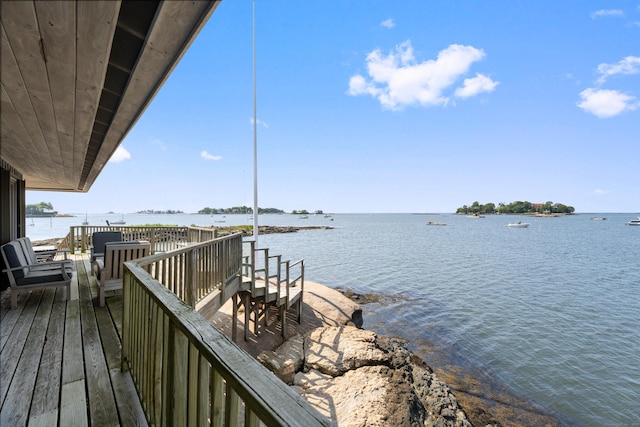 0 Burr Is, Branford, CT 06405 - view of dock with a water view