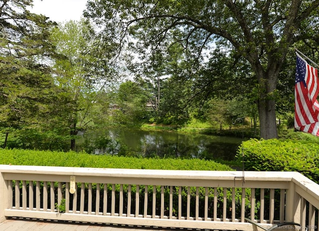 16 Heritage Vlg Unit A, Southbury, CT 06488 - deck featuring a water view