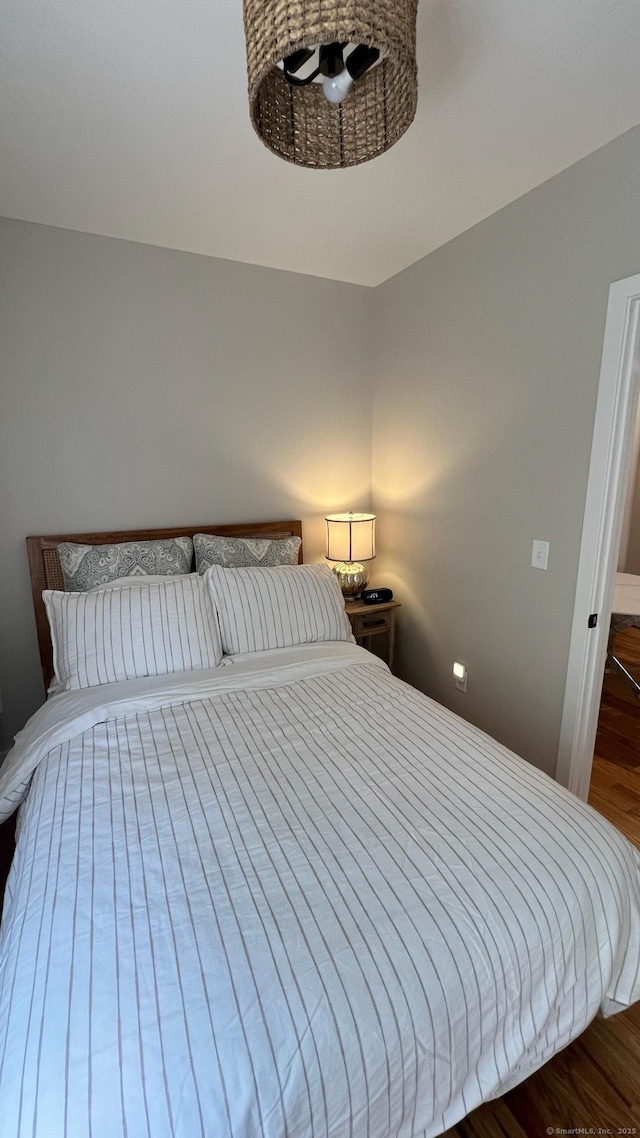 23 Main St, East Haddam, CT 06423 - bedroom featuring dark wood-style floors and a ceiling fan