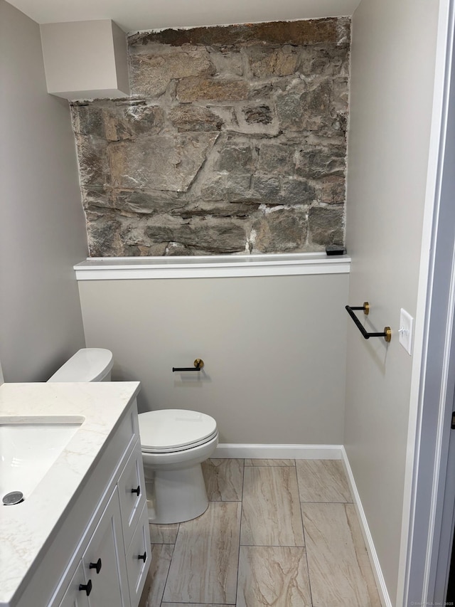 23 Main St, East Haddam, CT 06423 - bathroom with vanity and marble look tiles