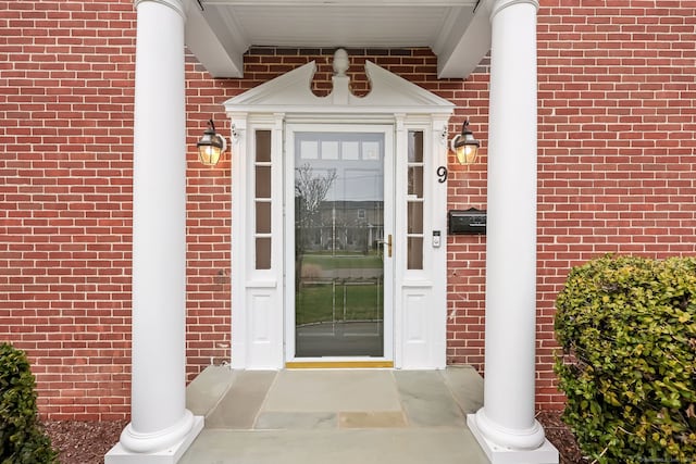 9 Pine Hill Avenue Ext, Norwalk, CT 06855 - view of exterior entry featuring brick siding