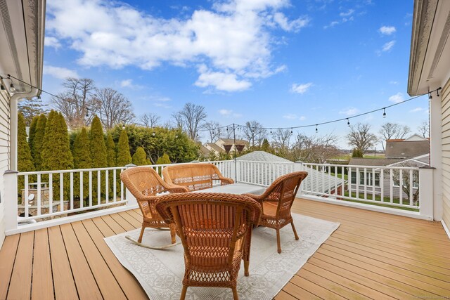 9 Pine Hill Avenue Ext, Norwalk, CT 06855 - deck featuring an outdoor hangout area