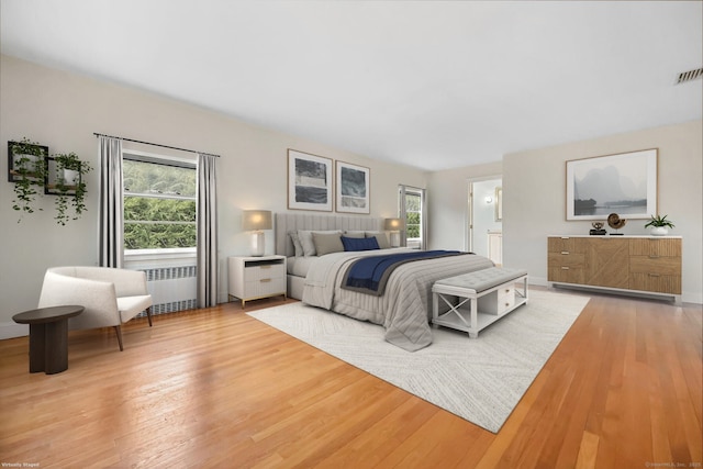 9 Pine Hill Avenue Ext, Norwalk, CT 06855 - bedroom featuring light wood-style floors and radiator heating unit