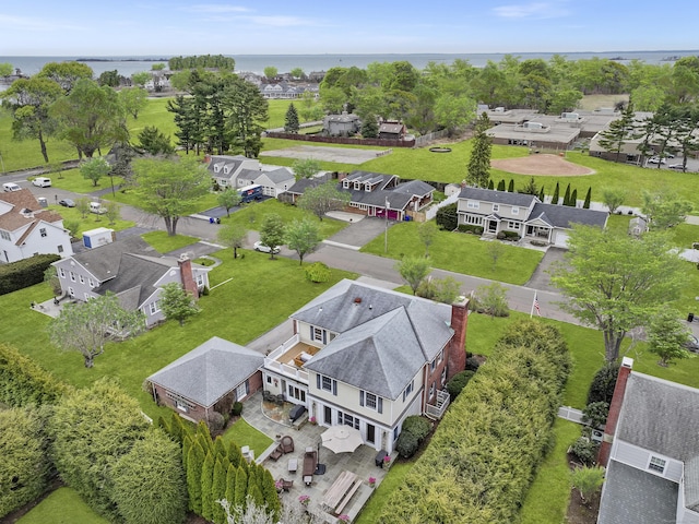 9 Pine Hill Avenue Ext, Norwalk, CT 06855 - bird's eye view with a water view and a residential view