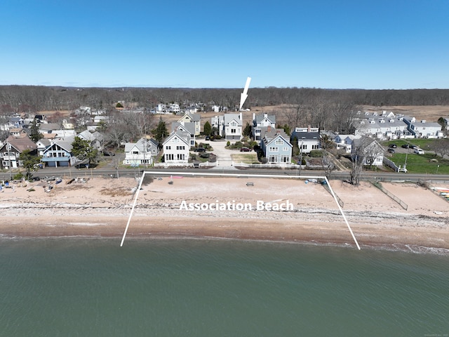 78 Limewood Ave, Branford, CT 06405 - aerial view of residential area with extended coastline