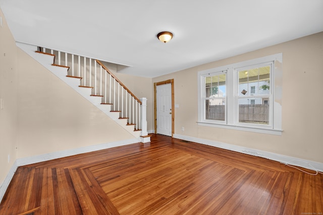 123 Fowler Avenue Ext, Meriden, CT 06451 - foyer featuring stairway and wood finished floors