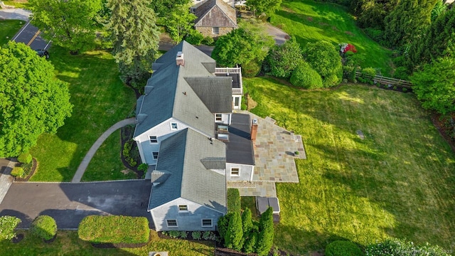 view from above of property