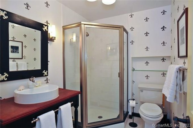 33 Sentry Hill Rd, Roxbury, CT 06783 - bathroom featuring a shower stall and vanity